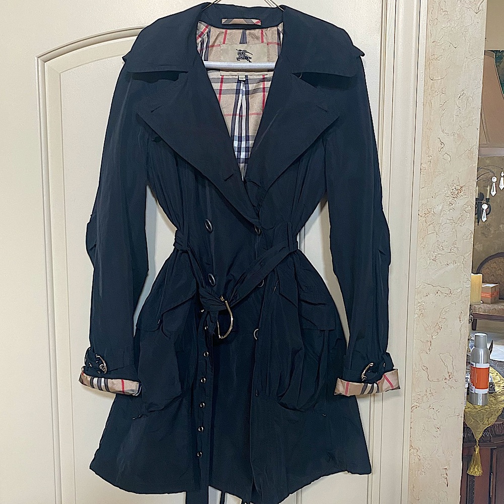 Burberry London nylon trench coat
